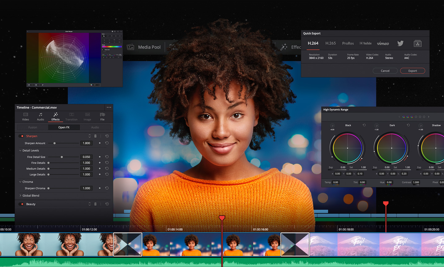 DaVinci Resolve 17(达芬奇视频调色工具) V17.2.2.0004 中文绿色版