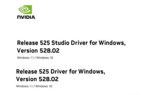 NVIDIA显卡驱动 V528.02 官方版