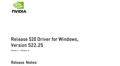 NVIDIA显卡驱动 V522.25 官方版