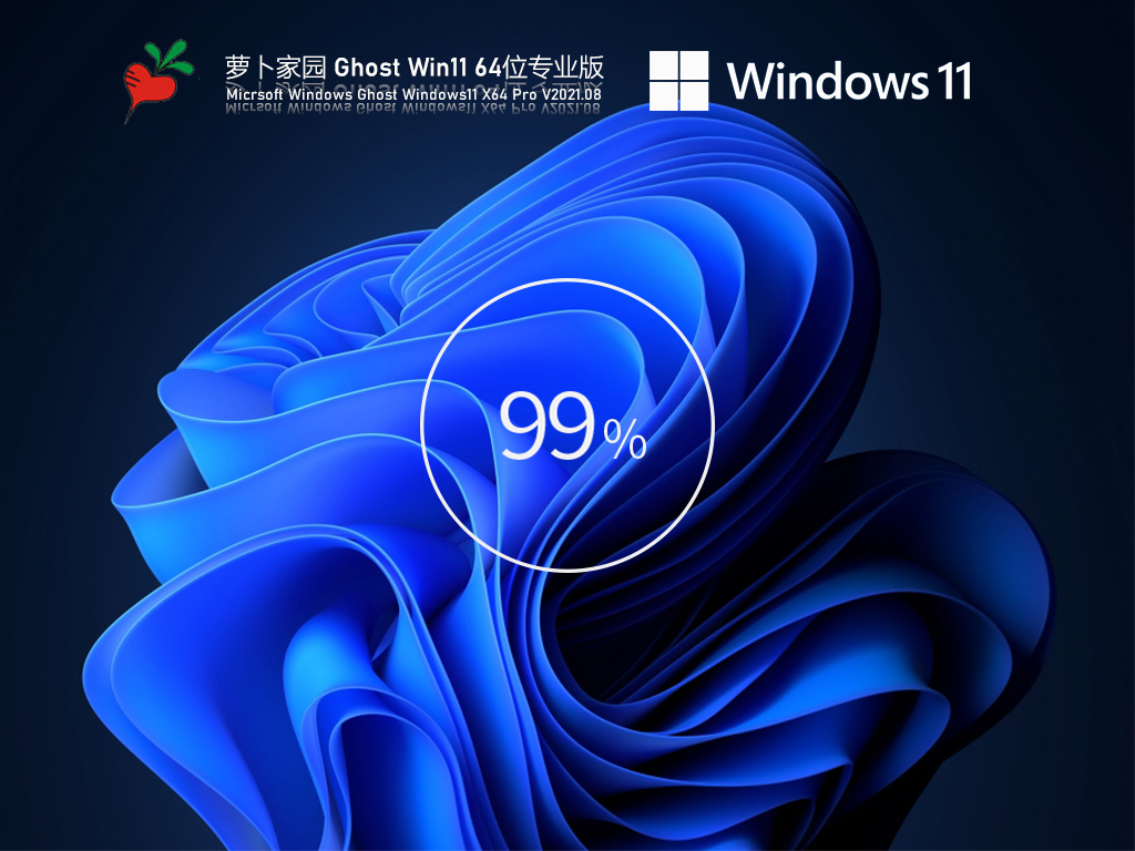 萝卜家园Win11原版镜像文件下载_萝卜家园Win11 64位专业激活版免费下载V2021.08