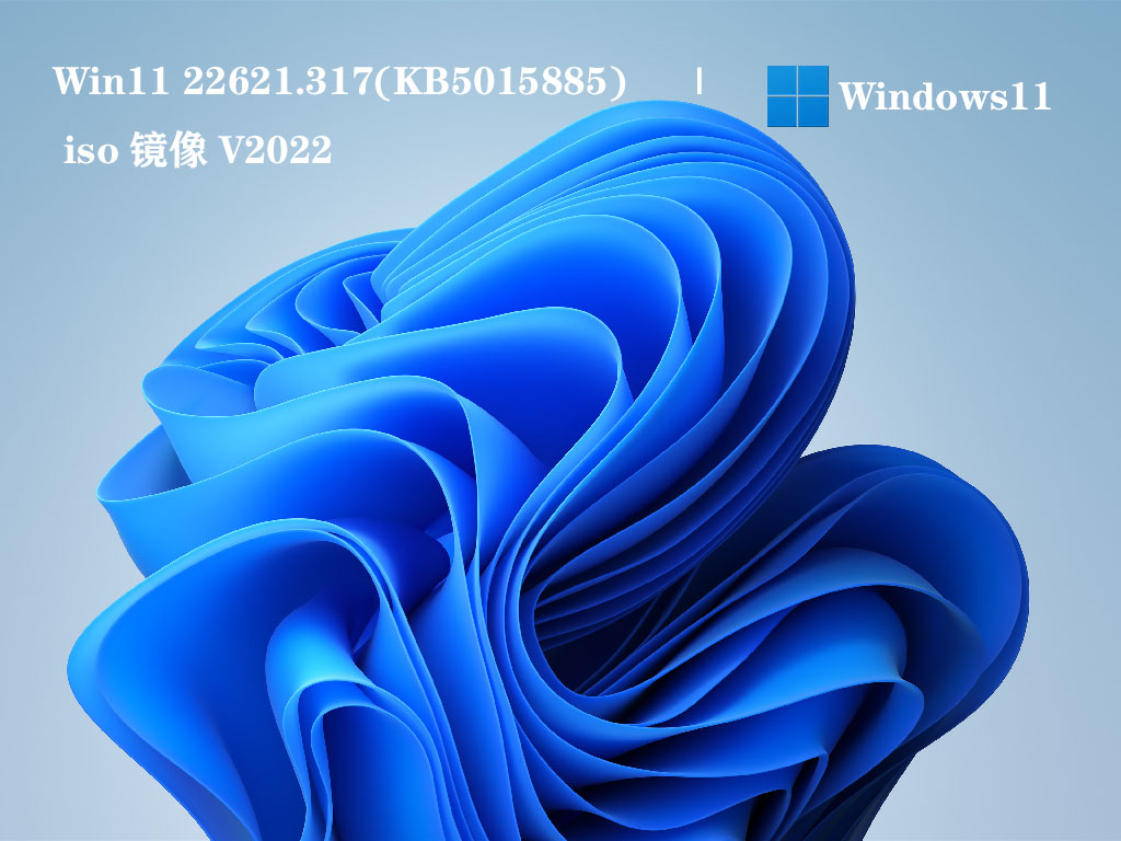 Win11 22621.317(KB5015885)微软iso镜像下载2022