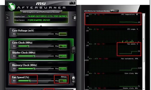 msi afterburner怎么调节风扇转速？