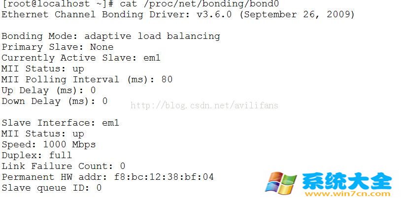 Centos6.5多网卡绑定