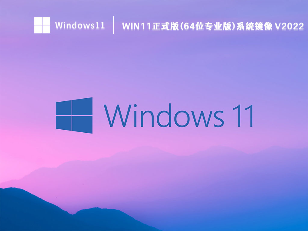 Win11中文正式版下载_Win11正式版(64位专业版)系统镜像V2022