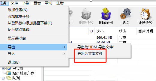 IDM下载器如何将下载队列导出？IDM下载器导出下载队列方法