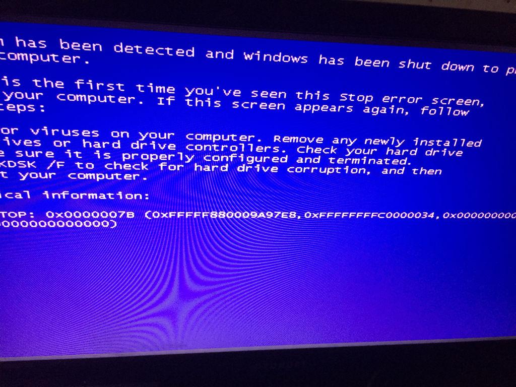 Win7电脑蓝屏代码0x000007b解决方法