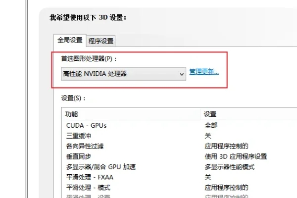 nvidia控制面板怎么开启独显？nvidia独显设置