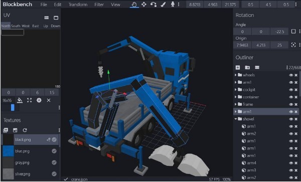 Blockbench(3D模型设计软件) V4.6.5 官方安装版