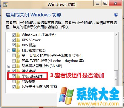 Win8开启tablet输入面板的方法