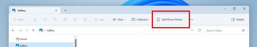 Win11 Dev 预览版 23471 发布：可在文件资源管理器图库中添加手机照片