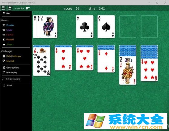 微软经典纸牌游戏回归Windows 10