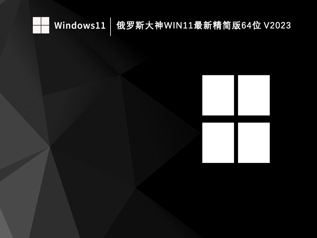 俄罗斯大神精简版win11系统下载_俄罗斯大神win11最新精简版V2023