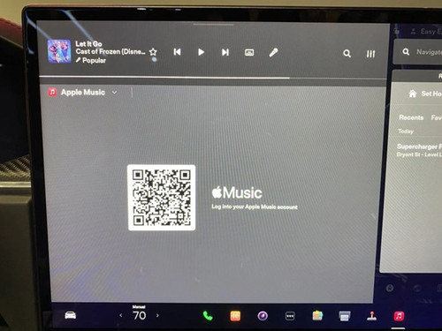 苹果Apple Music现身Model S 有望登陆特斯拉车机系统