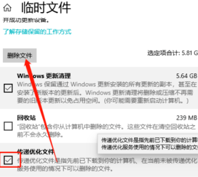 Win10如何清理系统传递优化文件？Win10传递优化文件可以删除吗？