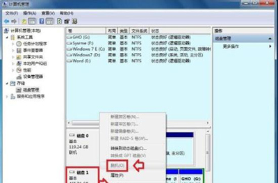 win7提示该磁盘处于脱机状态怎么解决？