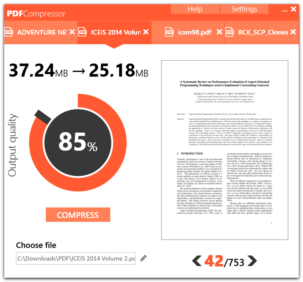 Abelssoft PDF Compressor 2017 v1.0.2 Win/Mac 注册版-PDF无损压缩