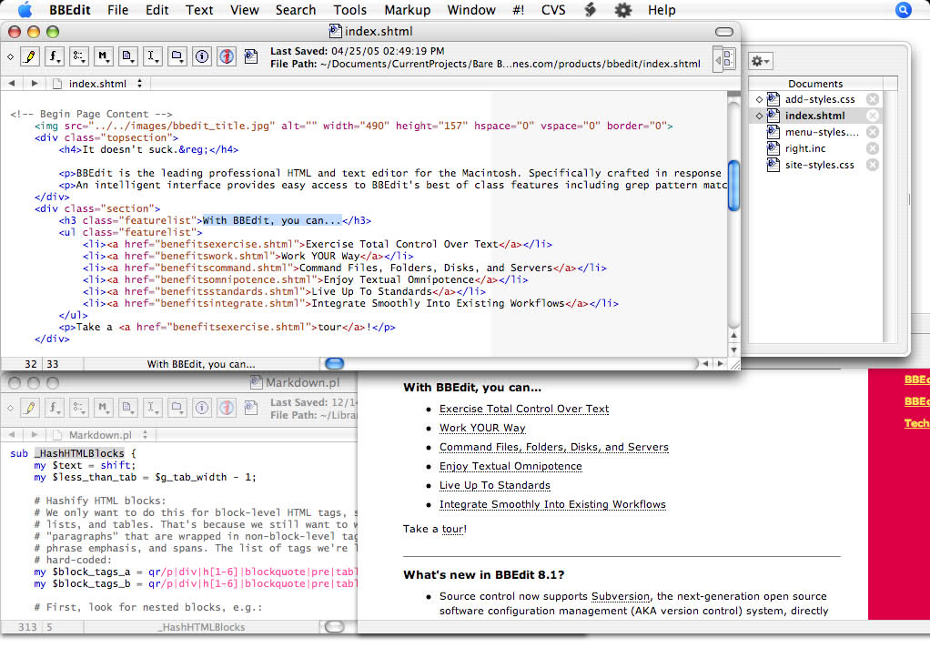 BBEdit 11.6.2 MacOSX 注册版附注册码-HTML文本代码编辑器