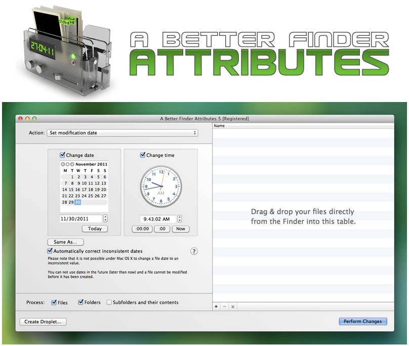 A Better Finder Attributes 6.00b2 MacOSX注册版-批量修改图片信息工具