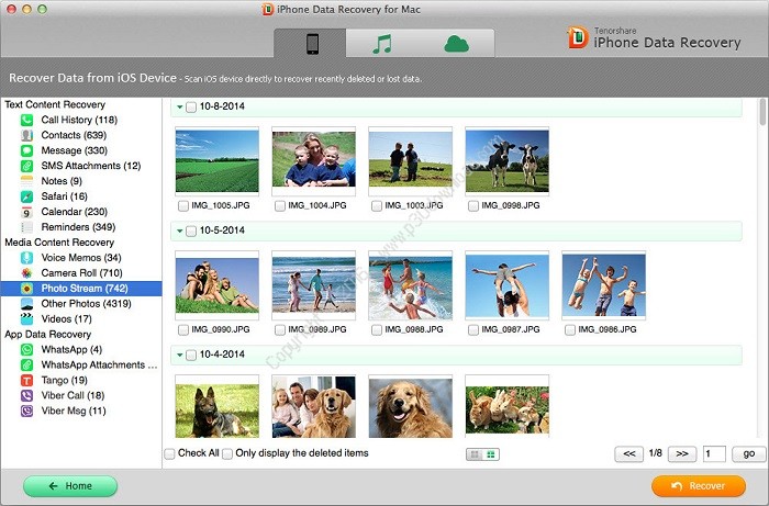 Tenorshare iPhone Data Recovery for Mac 6.8.0.0 MacOSX注册版