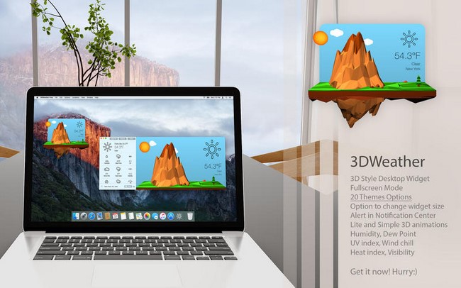 3DWeather 1.9.8 Multilingual MacOSX注册版
