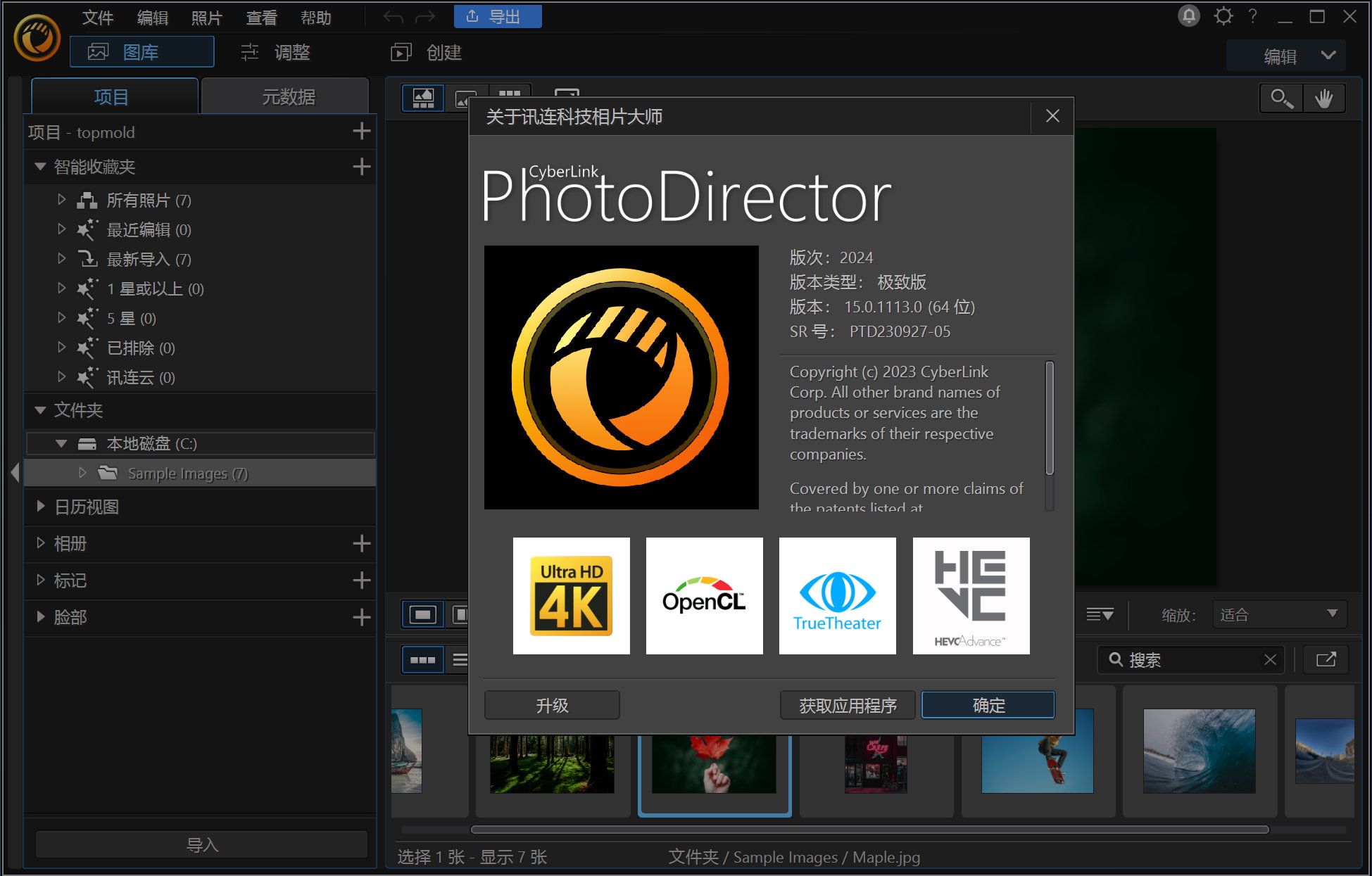  CyberLink PhotoDirector Ultra 2024 v15.0.1205.0 x64 Multilingual 中文注册版