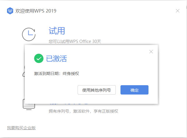 WPS Office Pro 2019 v11.8.2.12195 中文专业注册版附Key