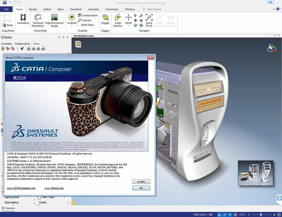 DS CATIA Composer Refresh2 R2024 x64 Multilingual 中文注册版