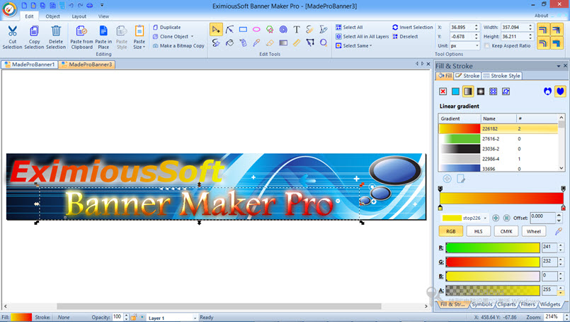 EximiousSoft Banner Maker Pro v5.24 注册版 - 横幅制作工具