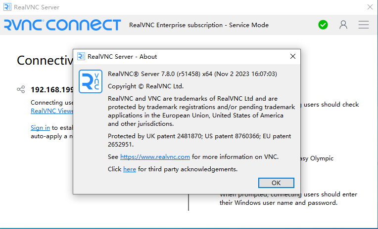 RealVNC VNC Server Enterprise v7.8.0 注册版 - 远程桌面控制