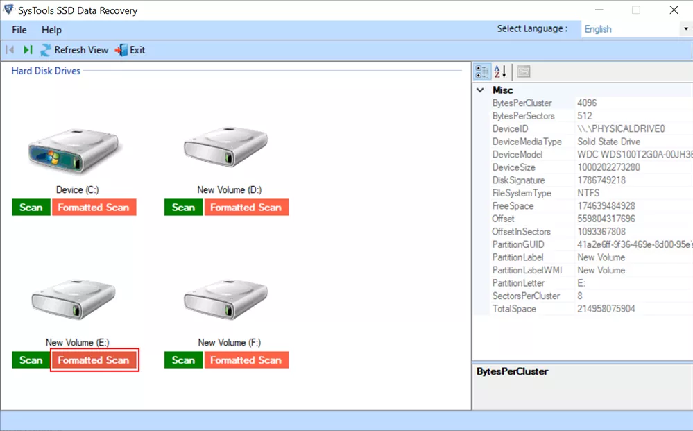 SysTools SSD Data Recovery v12.0 Multilingual - SSD数据恢复