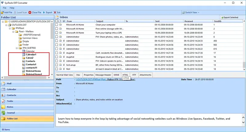 SysTools OST to PST Converter v9.0.0 注册版 - OST文件转换恢复PST