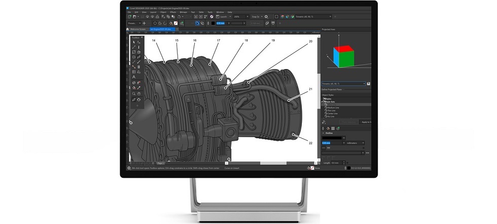 CorelDRAW Technical Suite 2020 v22.2.0.532 Retail 多语言中文注册版