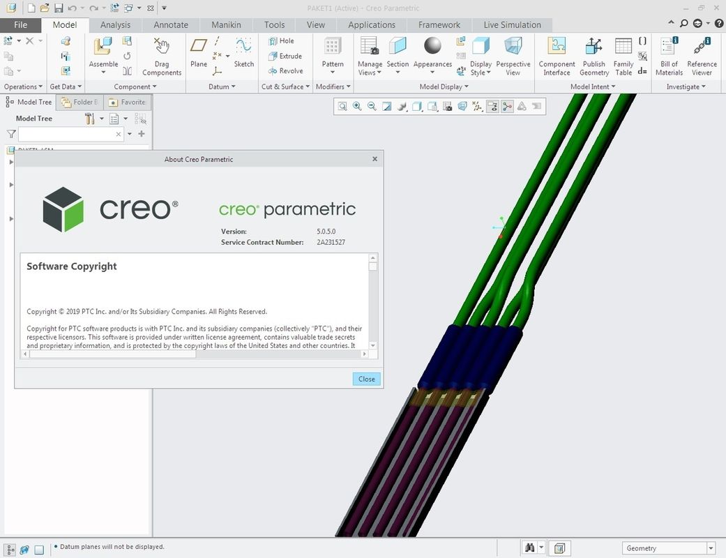 PTC Creo v5.0.5.0 x64 多语言中文注册版-2D＆3D设计软件