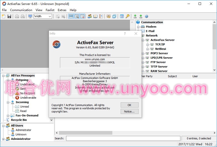 ActiveFax Server 6.65 Build 0289 Final x86/x64 正式注册版-电脑传真服务器