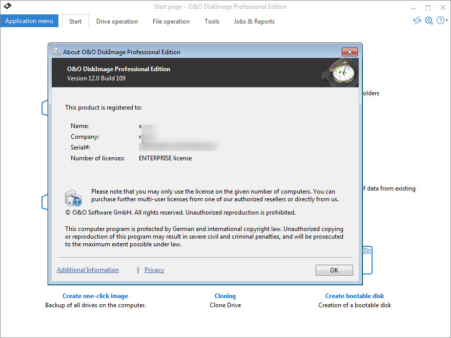 O&O DiskImage Professional Edition 12.0 Build 109 注册版-磁盘镜像创建工具