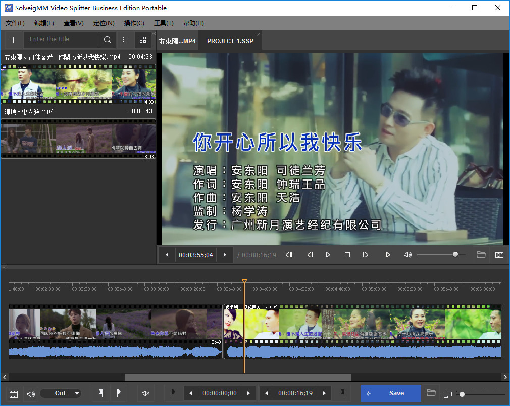 SolveigMM Video Splitter Business Edition 6.1.1705.12 + Portable 多语言中文注册版-视频分割工具