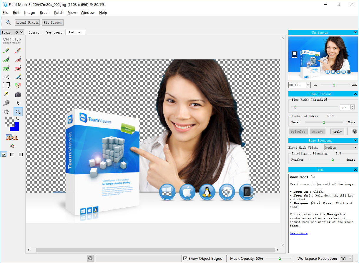 Fluid Mask 3.3.17.63450 注册版-智能抠图抠像软件及PS插件