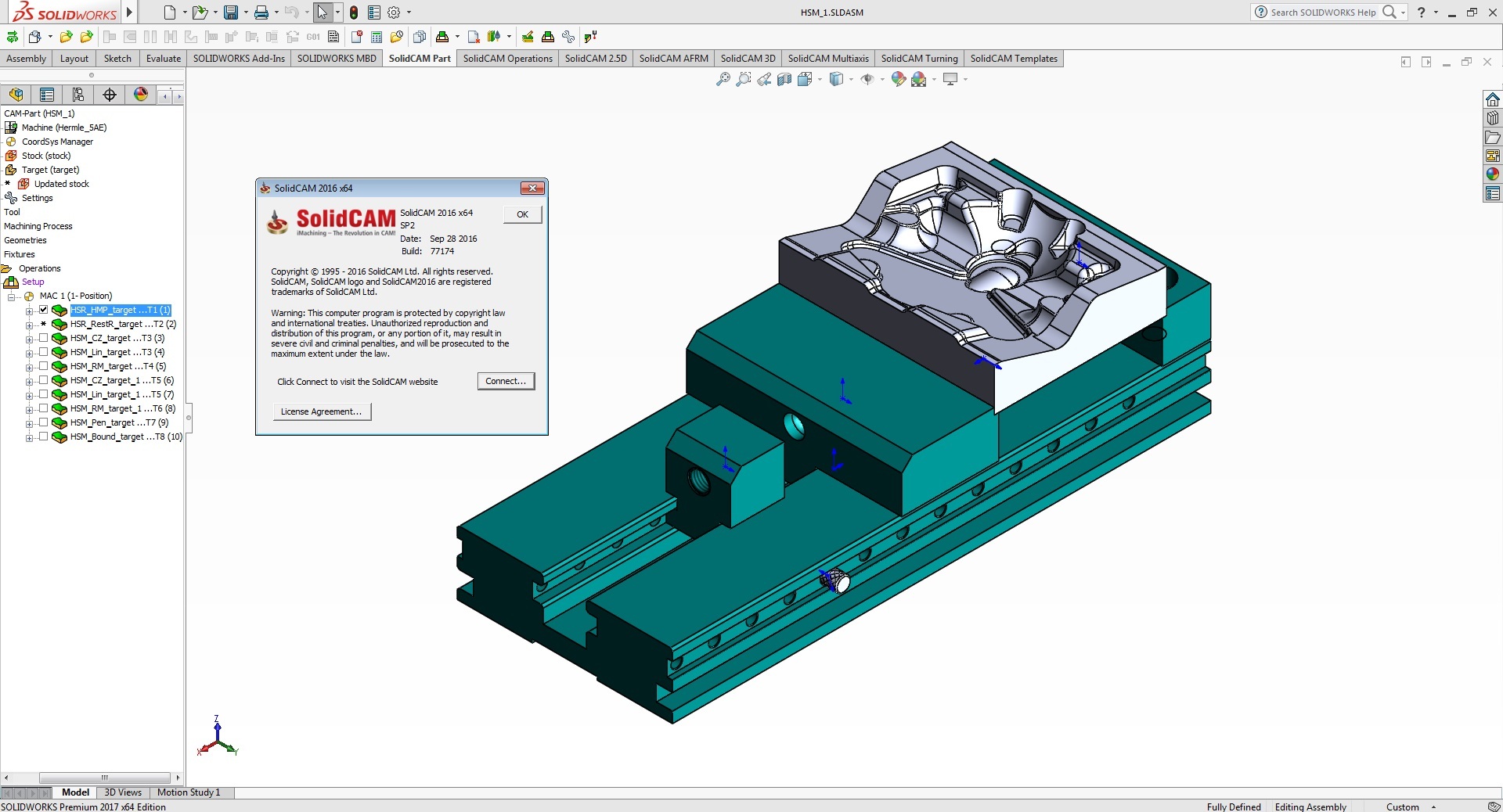 SolidCAM 2016 SP2 多语言注册版-CAM软件领导者