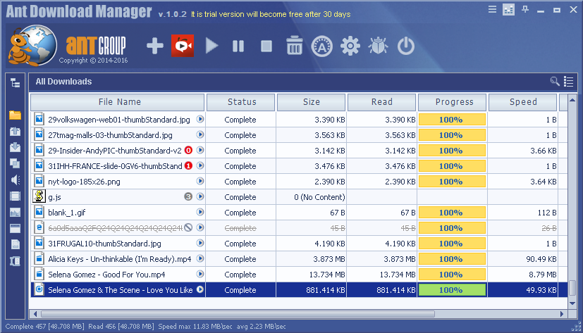 Ant Download Manager 1.1.0 多语言免费正式版-下载工具