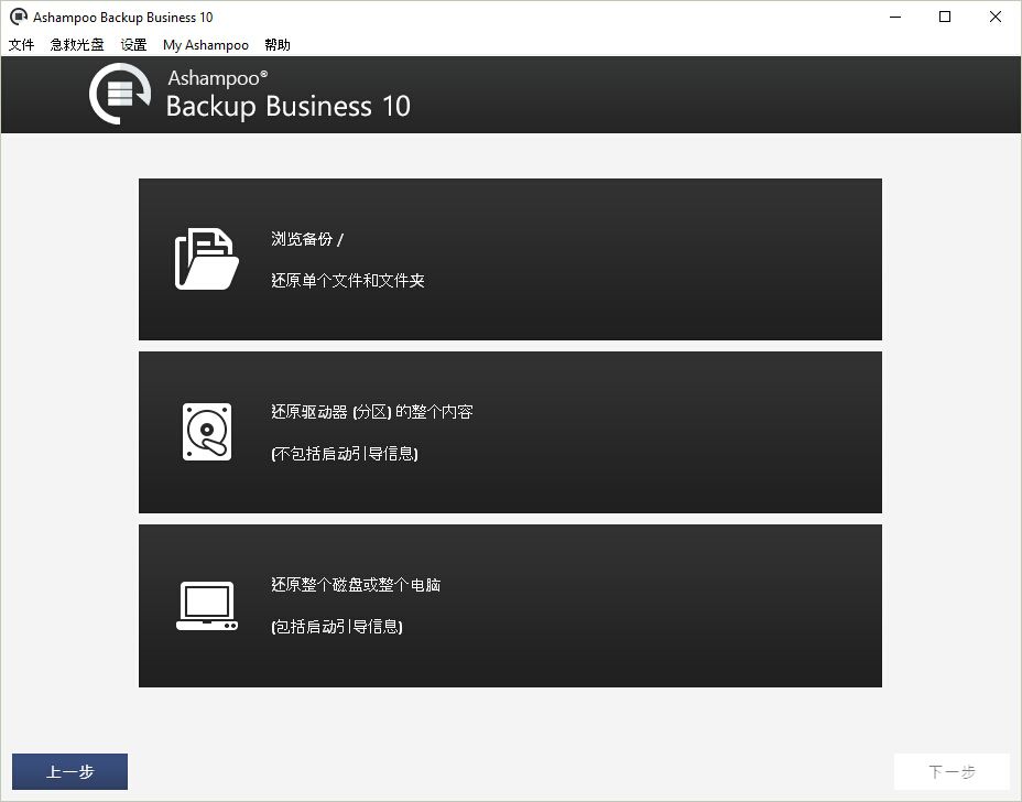Ashampoo Backup Pro+ Business 10.01 от 21.09.2016多语言中文注册版-PC和Server备份工具