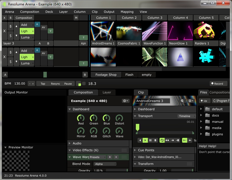 Resolume Arena 5.1.0/Avenue 4.6.0 多语言注册版- 全球顶级专业VJ音视频软件