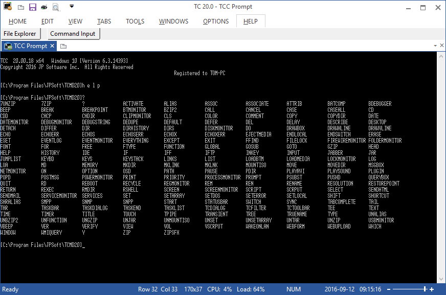 Take Command v20.00.18 注册版附注册码-命令行处理器