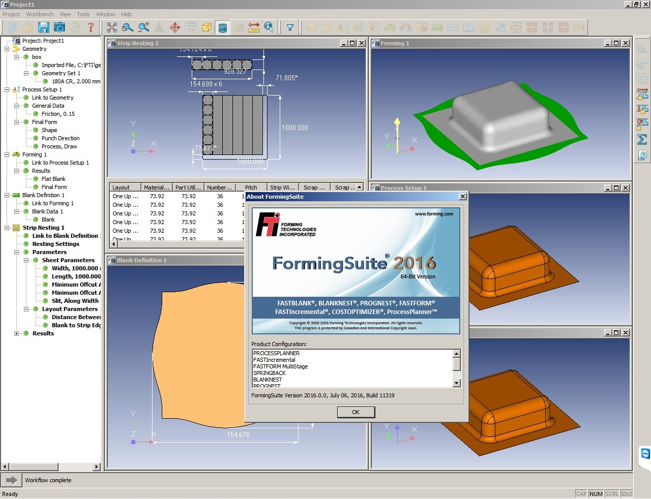 FTI Forming Suite 2016.0 注册版-钣金冲压件分析和成本优化