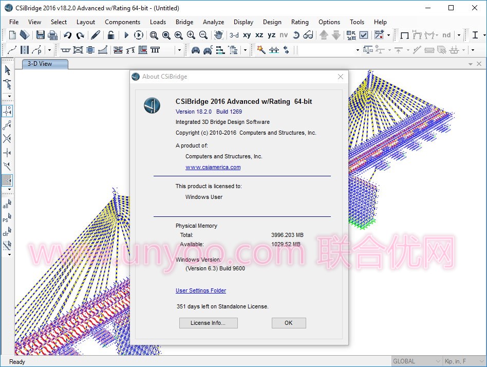 CSI Bridge 2016 v18.2.0 x86/x64 注册版附注册机-桥梁结构设计