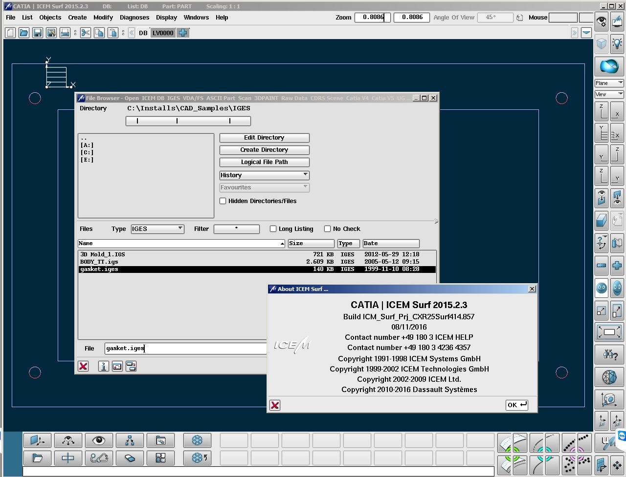 CATIA ICEM Surf 2015.2 HF3注册版-CATIA 3D建模工具