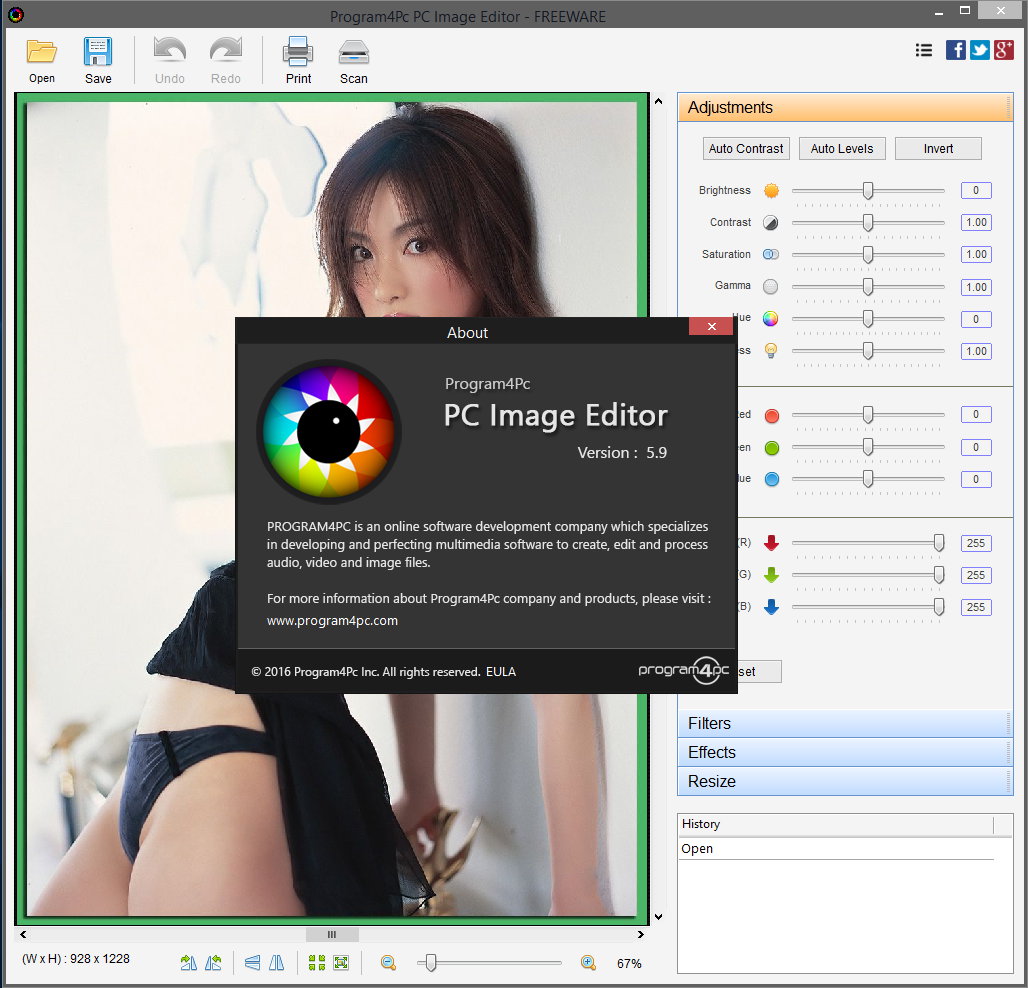 PC Image Editor 5.9正式版