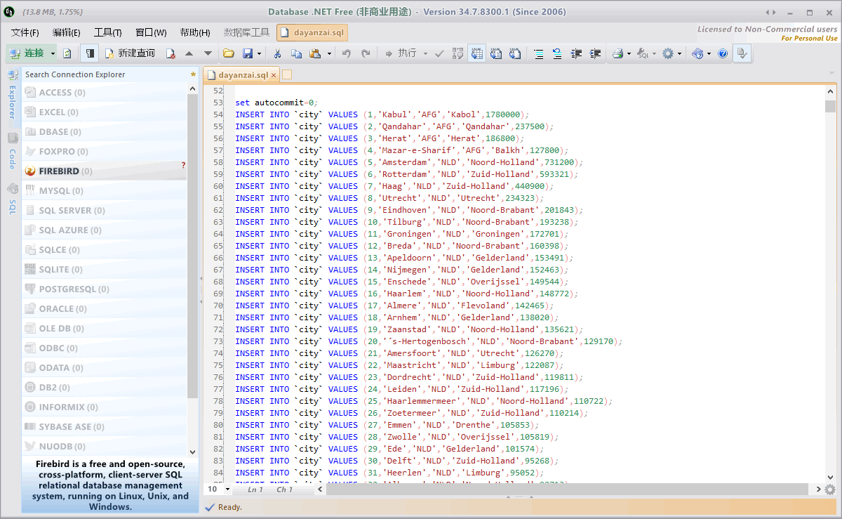 Database .NET 中文版