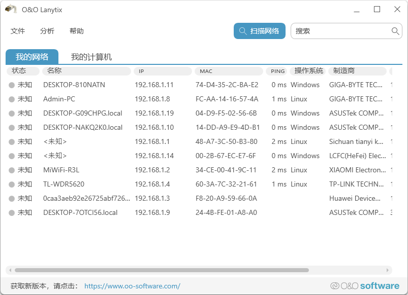 O&O Lanytix 中文版