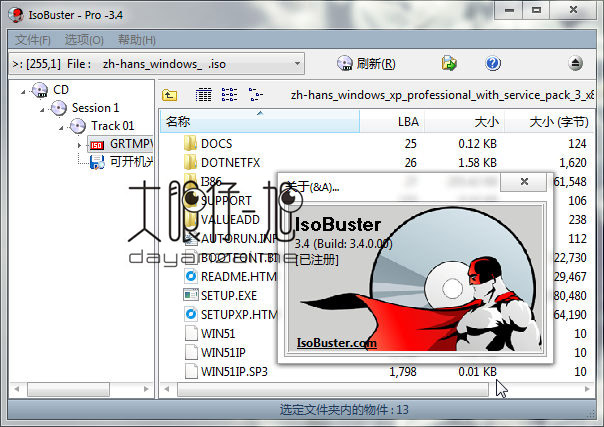 光盘映像管理工具 IsoBuster Pro 4.5 中文多语免费版下载