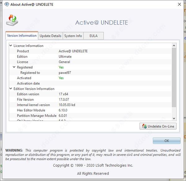 Active@ UNDELETE Ultimate 19软件下载_Active@ UNDELETE Ultimate 19破解版19.0.0